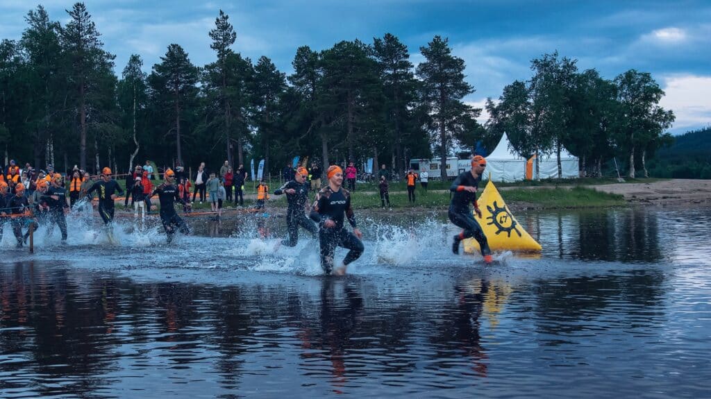 Laponia Triathlon simning